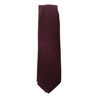 ORIGINAL PENGUIN Red Melange Cotton Woven Skinny Tie - Image 1 of 4