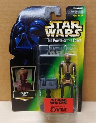 Star Wars EV-9D9 1997 POTF2 SHOWTIME Promoción Adhesivo Variante Droide Sin usar, en caja Foto 1 de 4