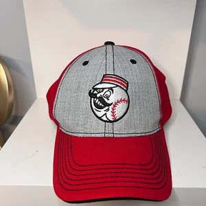 Baseball Cap-Cincinnati Reds throwback mascot image-Fox Sports Ohio-adjustable - Imagen 1 de 7