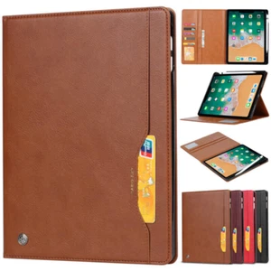 For iPad 10th Gen 10.9" 2022 Smart Leather Stand Case Wallet Cover With Pen Slot - Picture 1 of 25