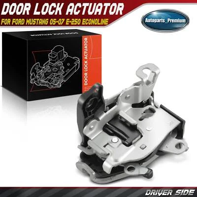Actuador de bloqueo de pestillo de puerta para Ford Mustang 2005-2007 E-150 E-250 Econoline izquierdo Foto 1 de 4
