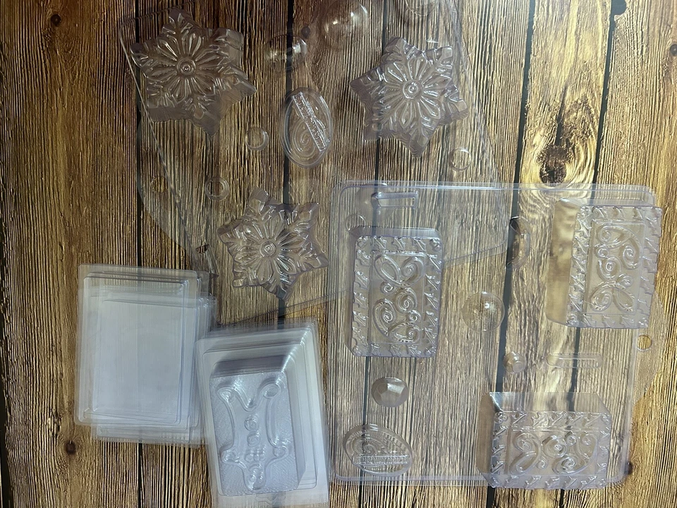 Lot of Christmas Themed Milky Wax Molds - NEW- Soap, Lotion Bars, Wax, Bath Bomb - Image 1 of 4