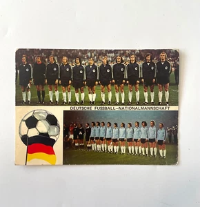 Vintage Germany Postcard 1973 Football Soccer Franz Beckenbauer Gerd Müller - Picture 1 of 2