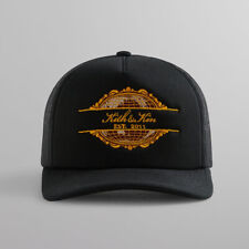 Kith & Kin Nolan Poly Foam Trucker Hat Cap in Black Snapback Sold Out Deadstock