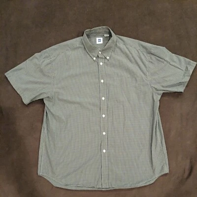 Camisa de vestir gris con botones talla XL extra grande Gap Foto 1 de 4