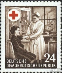 DDR (RDA) 385 (edición completa) usado 1953 roja Cruz - Imagen 1 de 1