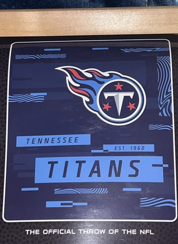 Tennessee Titans NFL Shop 60''x70'' Oilers Official Sherpa ThrowBed Blanket Soft Cover