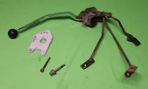 Used 1960's Ford Mr. Gasket Borg Warner T10 4 Speed Shifter, Bracket, & Linkage - Picture 1 of 9