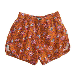 Madewell Womens Drapey Pull-On Shorts In Warm Paisley Size XXS /5221