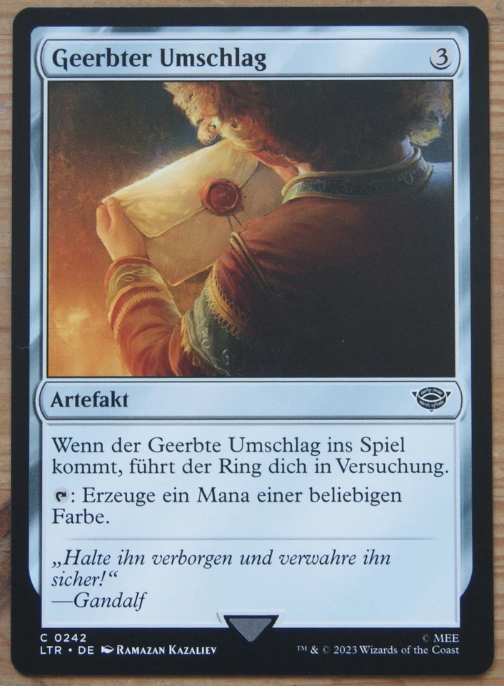 Magic The Gathering  Herr der Ringe  Geerbter Umschlag  242  DE - Bild 1 von 1