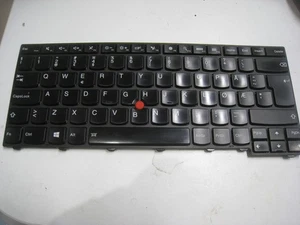 GENUINE Lenovo Thinkpad T440 T440p T450 T450s T460 BACKLIT Keyboard NORDIC B GRA - Afbeelding 1 van 2
