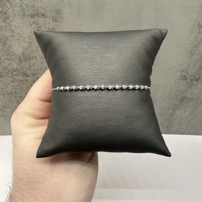 Diamond Link Bracelet in 14kt White Gold - 0.25ctw GH I, 7.5", New - Image 1 of 4