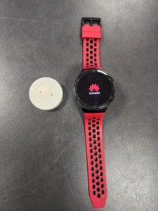 HUAWEI WATCH GT 2E HCT-B19 SMART WATCH - Red/black Strap - Zdjęcie 1 z 6