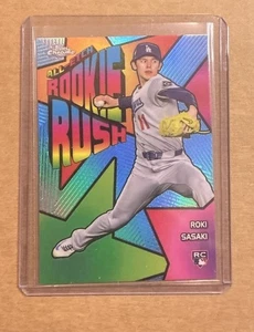 Roki Sasaki 2025 Topps Chrome All-Etch Rookie Rush #CERR-10 Dodgers RC - Bild 1 von 1