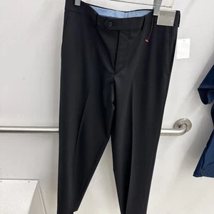 Nordstrom Flat Front Black Dress Pants Slacks Boys Size 20 - Picture 1 of 3