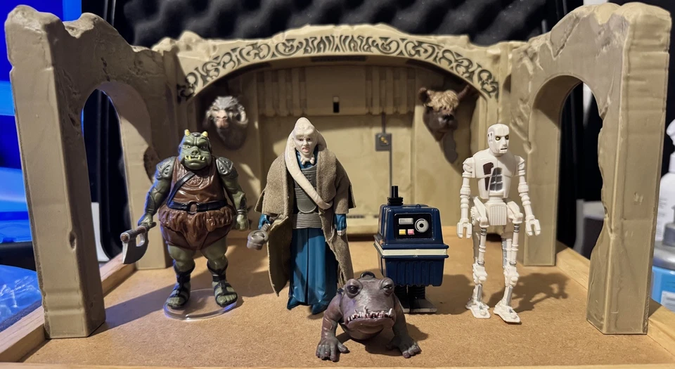 Lote Star Wars Figura Bubo Vintage y Personalizada Palacio de Jabba’s lote y juego  Foto 1 de 4