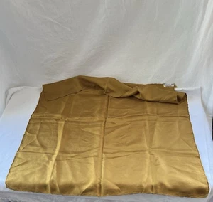 Vintage Gold Color Silk Vera Gold Piece Collection 22” Sq Italy - Picture 1 of 5
