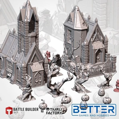 Night of the Living Dead, 3d printed Terrain Scenery for Tabletop Wargaming, RPG - Image 1 of 4