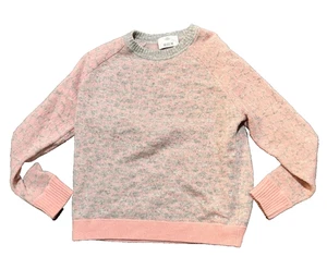 Maglione ALLUDE 100% cashmere manica lunga blush rosa grigio maglione top | Taglia M - Foto 1 di 4