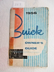 1956 BUICK OWNER'S MANUAL (ROUGH CONDITION) - Bild 1 von 3