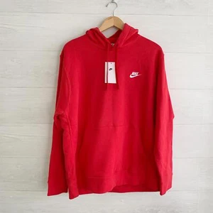 NWT Nike - Red cotton hoodie pullover, XL - Picture 1 of 5