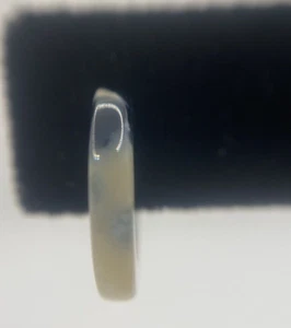 Sterling Silver Semi-Precious Stone Half Hoop Earrings Trendy Colorful Elegant - Picture 1 of 8