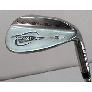PURE SPIN 52* A WEDGE TUNGSTON SOLE STEEL SHAFT RH 35.5in - Picture 1 of 16