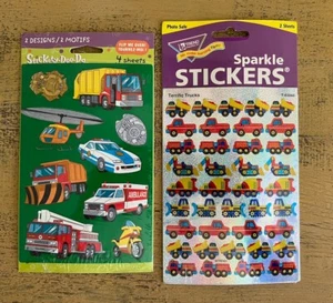 Stickety Doo Da And Trend Construction And Service Vehicles Stickers - Picture 1 of 8