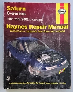 Haynes Saturn S-Series 1991-2002 Repair Manual  - Bild 1 von 1