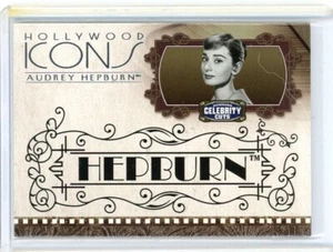 AUDREY HEPBURN 2008 Donruss Americana Celebrity Cuts Hollywood Icons #093/200 - Picture 1 of 2