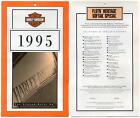 1995 Harley Davidson FLSTN Heritage Softail Special Dealer Showroom Hang Tag
