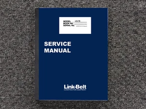 Link-Belt Cranes LS-78 Repair Service Shop Manual - Picture 1 of 1