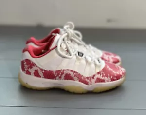 Nike Air Jordan 11 Retro Low Pink Snakeskin 2019 Women's Size 6.5 Sneakers - Picture 1 of 15