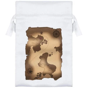 'Pirate Treasure Map' Satin Drawstring Bag/Pouch (SB047772) - Picture 1 of 25