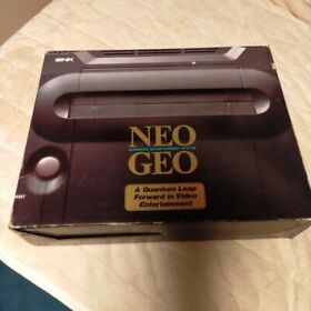 NEO GEO AES Console System Boxed neogeo SNK Tested JAPAN w/AV adapter