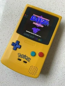 Nintendo Gameboy Color Colour Game Boy BACKLIT IPS Q5 Laminated LCD Pokémon - Picture 1 of 5