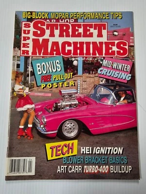 Super Street Machines Magazine March April 1990 Mid Winter Cruising #1372 - Image 1 of 2
