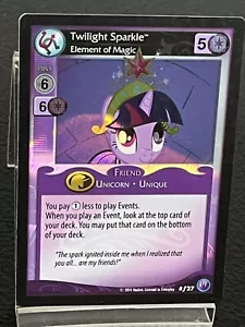 My Little Pony 2014 CCG Twilight Sparkle #f27 Element of Magic Holo Foil - Picture 1 of 4