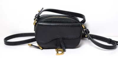 CHRISTIAN DIOR Mini Saddle Strap Pouch - Image 1 of 4