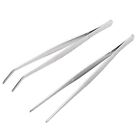 Long Handle Stainless Steel Paint Straight and Curved Tweezers Nippers,Extra ...