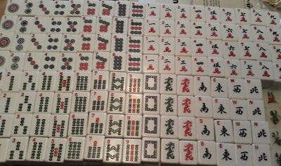 AMERICAN MAHJONG REPLACEMENT TILES. STANDARD SIZE WHITE. PLEASE READ DESCRIPTION - Image 1 of 4