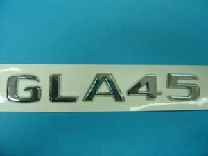 CHROME * GLA45 * TRUNK LETTER EMBLEM BADGE FOR MERCEDES BENZ GLA-CLASS AMG - Foto 1 di 2