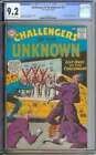 CHALLENGERS OF THE UNKNOWN #37 CGC 9.2 OW/WH PAGES