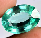 25.35 Ct Natural Bi-Color Parti Sapphire Flawless Certified Oval Shape Gemstone