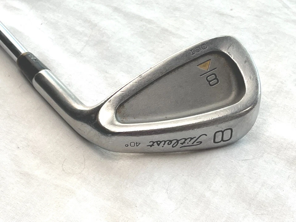 右握 Titleist DCI 8 铁杆高尔夫球杆常规硬度钢杆 36.5 英寸长 40* — 第 1/4 张图片