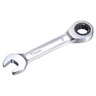 11mm Stubby Ratcheting Combination Wrench Metric 72 Teeth Box Ended Tools, CR-V