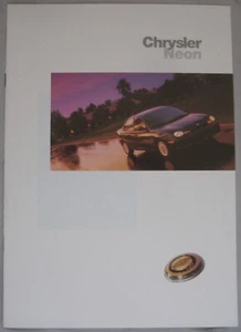 1998 Chrysler Neon Brochure Publication Number MK22200006 - Picture 1 of 2