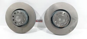 COPPIA DISCO FRENO VENTILATO ANTERIORE ORIGINALE ADATTO A AUDI 100 A6 A8 - Foto 1 di 5