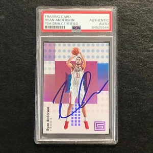 2017-18 Panini Status #73 Ryan Anderson Signed Card AUTO PSA Slabbed Rockets - Picture 1 of 2