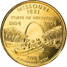 [#381122] Münze, Vereinigte Staaten, Missouri, Quarter, 2003, U.S. Mint, UNZ, Go